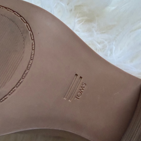 TOMS Women Evelyn Slip On Suede Mules, Beige size 8.5 - Picture 5 of 8